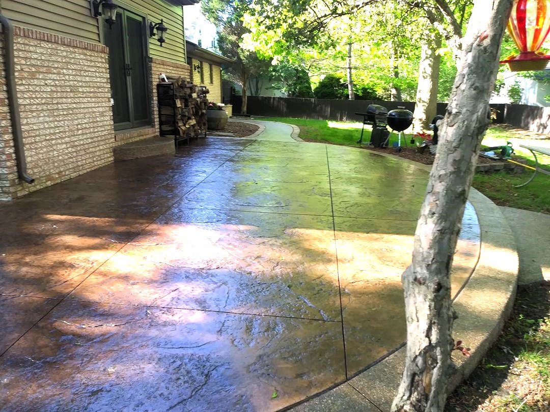 Stamped Patio